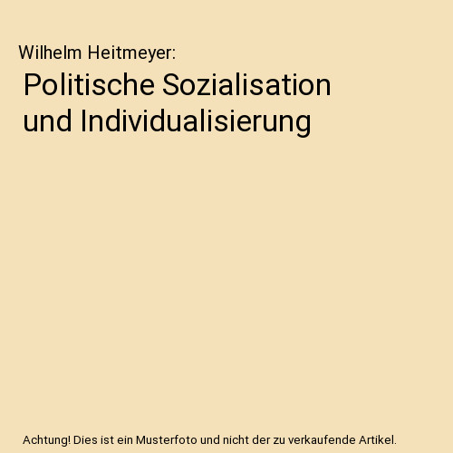 Politische sozialisation und - politische,